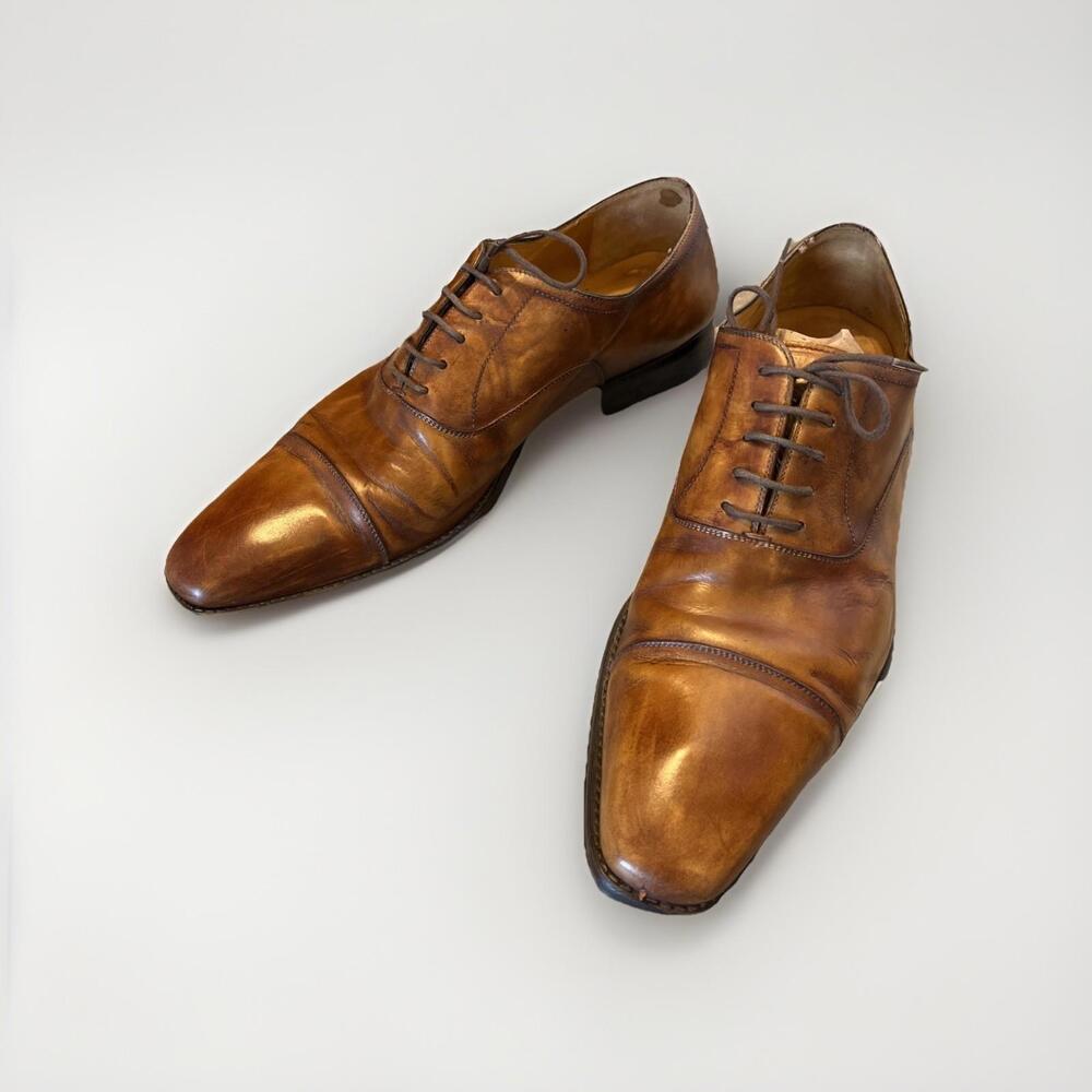 MAGNANNI FLEX MENS DRESS SHOES SIZE US12 MADE IN SPAIN GOOD CONDITION *READ*
